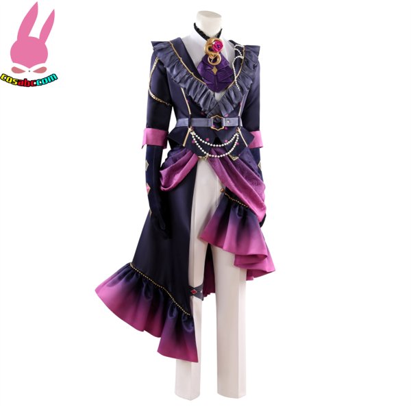 画像3: cosabc あんさんぶるスターズ！！Musicのクロステーマスカウト 傾慕の華 恍惚　巴日和　葵 ゆうた　衣更 真緒 風 コスプレ衣装 イベント 演出服 二次会 コスチューム パーティー ハロウィン (3)