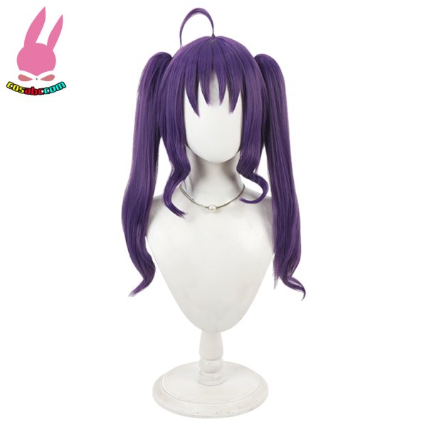 画像2: cosabc キミとアイドルプリキュア 紫雨こころ 風 コスプレウィッグ かつら コスチューム イベント 変装 仮装 パーティー ハロウィン (2)
