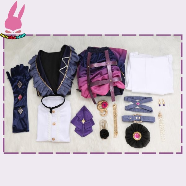 画像14: cosabc あんさんぶるスターズ！！Musicのクロステーマスカウト 傾慕の華 恍惚　巴日和　葵 ゆうた　衣更 真緒 風 コスプレ衣装 イベント 演出服 二次会 コスチューム パーティー ハロウィン (14)