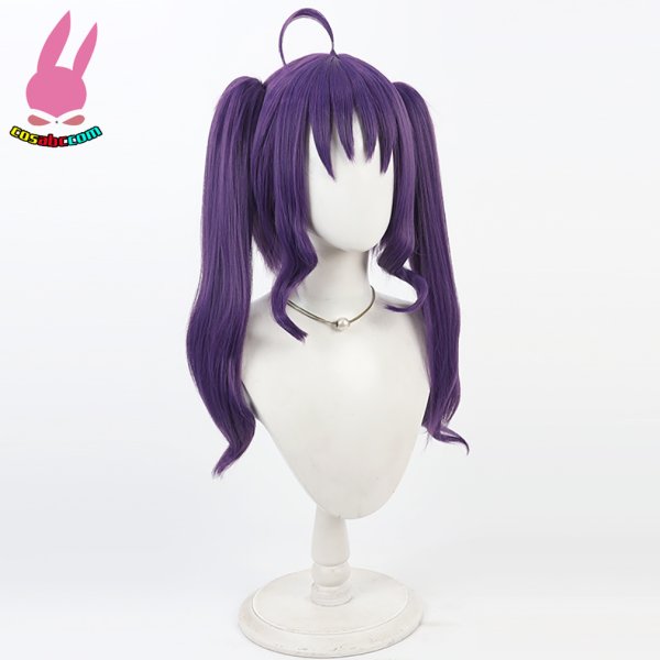 画像3: cosabc キミとアイドルプリキュア 紫雨こころ 風 コスプレウィッグ かつら コスチューム イベント 変装 仮装 パーティー ハロウィン (3)
