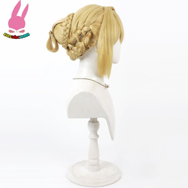 画像3: cosabc ゼンレスゾーンゼロ イヴリン・シェヴァリエ  風 コスプレウィッグ かつら コスチューム イベント 変装 仮装 パーティー ハロウィン (3)