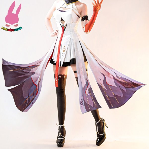 画像2: cosabc 鳴潮 長離 ちょうり 風 コスプレ衣装 イベント 演出服 二次会 コスチューム パーティー ハロウィン (2)