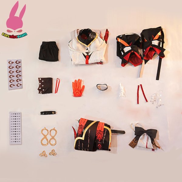 画像10: cosabc 鳴潮 長離 ちょうり 風 コスプレ衣装 イベント 演出服 二次会 コスチューム パーティー ハロウィン (10)