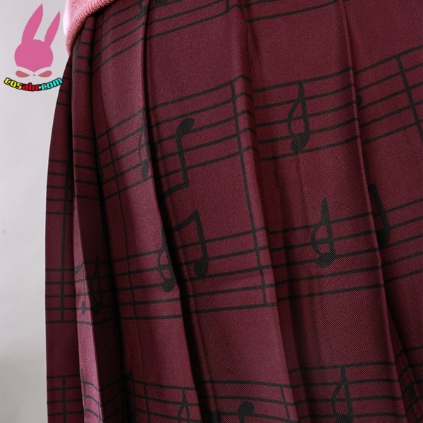 画像7: cosabc ニューダンガンロンパ　赤松楓　あかまつかえで   風 コスプレ衣装 イベント 演出服 二次会 コスチューム パーティー ハロウィン (7)