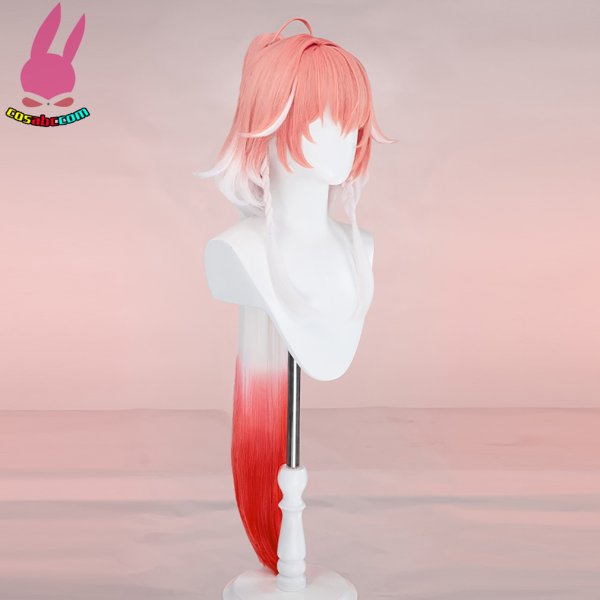 画像4: cosabc 鳴潮 長離 ちょうり 風 コスプレウィッグ かつら コスチューム イベント 変装 仮装 パーティー ハロウィン (4)