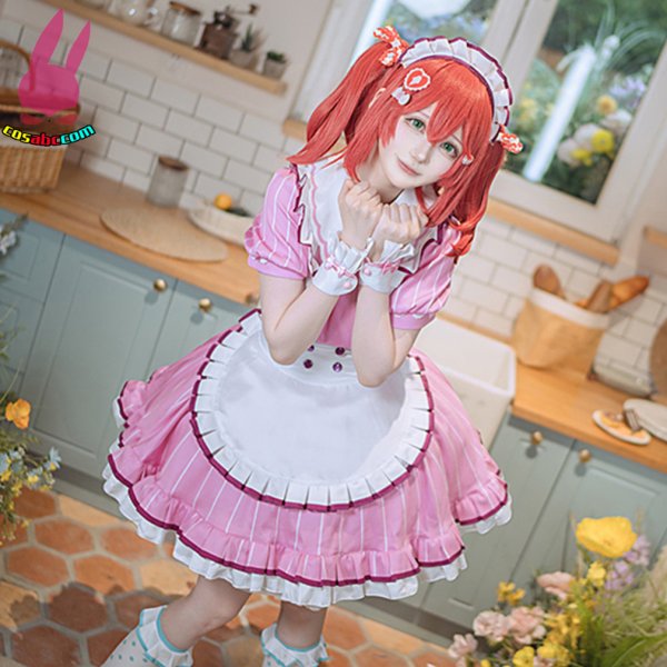 画像9: cosabc 黒澤ルビィ 上原歩夢  風 コスプレ衣装 イベント 演出服 二次会 コスチューム パーティー ハロウィン (9)