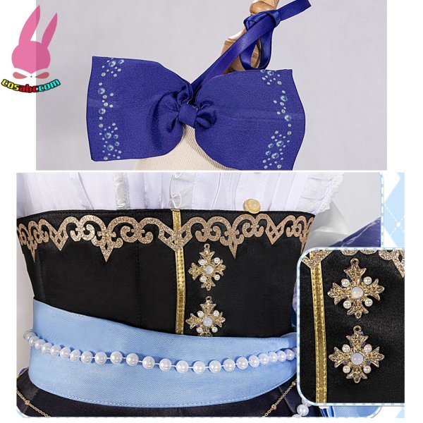 画像11: cosabc バンドリ!BanGDream RAISEASUILEN pare  朝日六花 あさひろっか  風 コスプレ衣装 イベント 演出服 二次会 コスチューム パーティー ハロウィン (11)