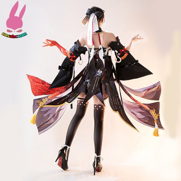 画像3: cosabc 鳴潮 長離 ちょうり 風 コスプレ衣装 イベント 演出服 二次会 コスチューム パーティー ハロウィン (3)