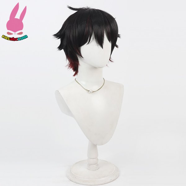 画像2: cosabc YouTuber VTuber にじさんじ 酒寄颯馬 さかよりそうま  風 コスプレウィッグ かつら コスチューム イベント 変装 仮装 パーティー ハロウィン (2)