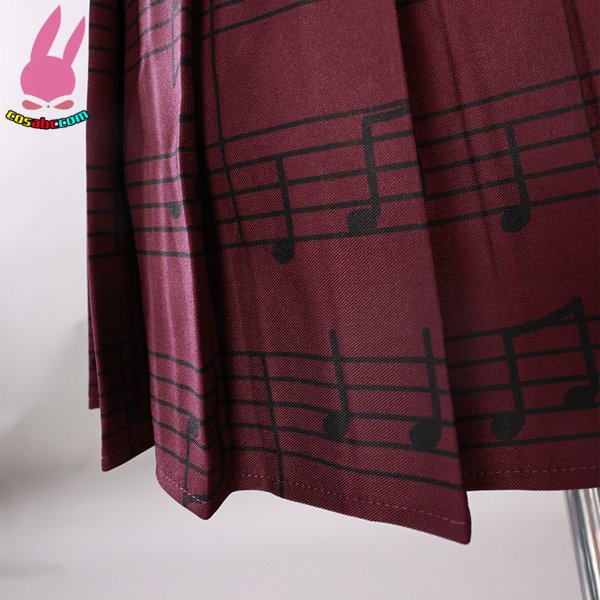 画像5: cosabc ニューダンガンロンパ　赤松楓　あかまつかえで   風 コスプレ衣装 イベント 演出服 二次会 コスチューム パーティー ハロウィン (5)