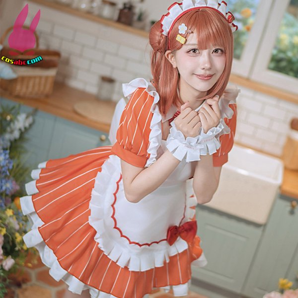 画像12: cosabc 黒澤ルビィ 上原歩夢  風 コスプレ衣装 イベント 演出服 二次会 コスチューム パーティー ハロウィン (12)