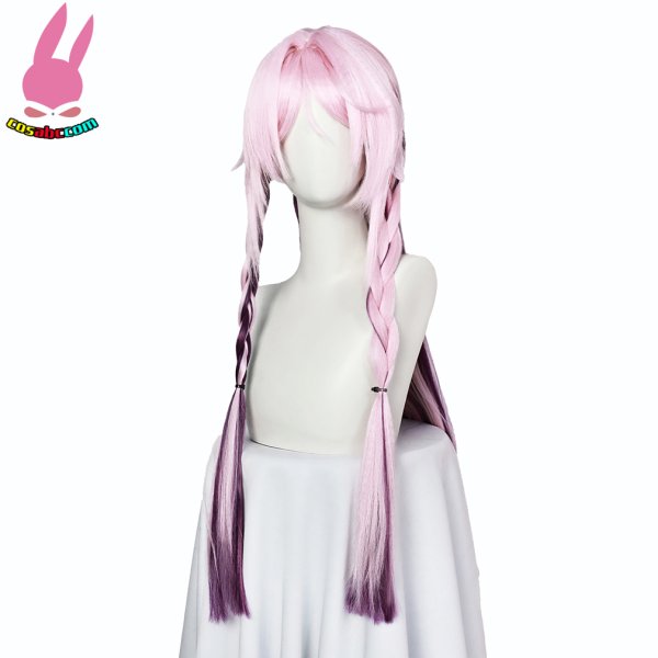 画像2: cosabc 原神 シトラリ 風 コスプレウィッグ かつら コスチューム イベント 変装 仮装 パーティー ハロウィン (2)