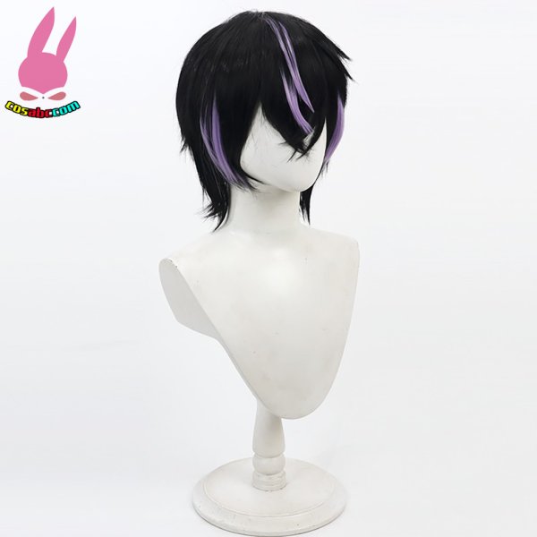 画像2: cosabc エイティーントリップ 衣川季肋 きぬがわきろく  風 コスプレウィッグ かつら コスチューム イベント 変装 仮装 パーティー ハロウィン (2)