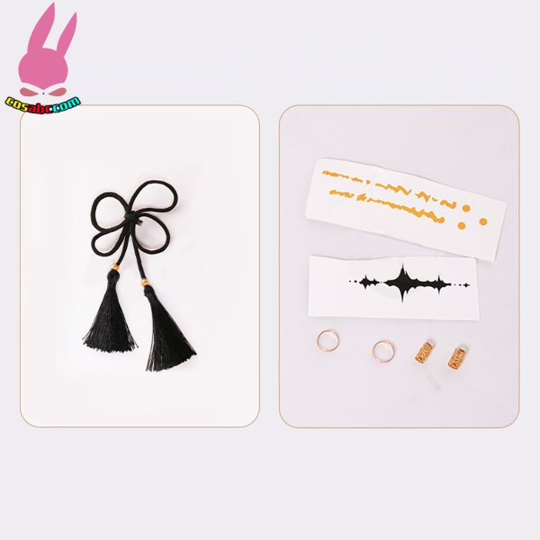 画像8: cosabc 鳴潮 桃祈たおき 風 コスプレ衣装 イベント 演出服 二次会 コスチューム パーティー ハロウィン (8)