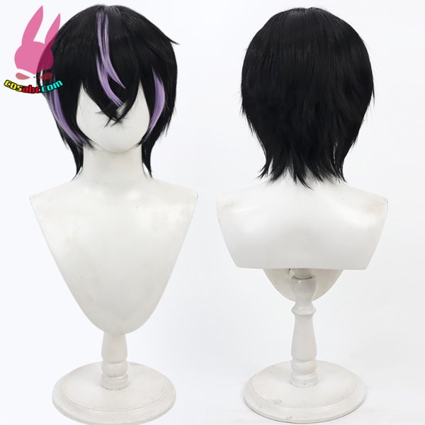 画像5: cosabc エイティーントリップ 衣川季肋 きぬがわきろく  風 コスプレウィッグ かつら コスチューム イベント 変装 仮装 パーティー ハロウィン (5)