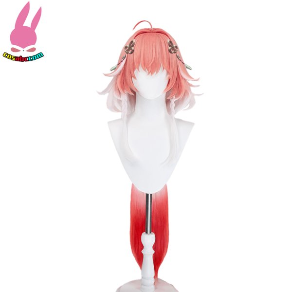 画像2: cosabc 鳴潮 長離 ちょうり 風 コスプレウィッグ かつら コスチューム イベント 変装 仮装 パーティー ハロウィン (2)