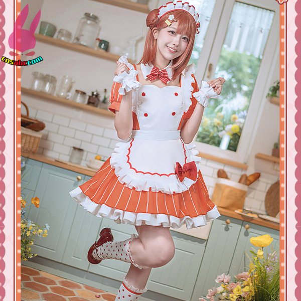 画像11: cosabc 黒澤ルビィ 上原歩夢  風 コスプレ衣装 イベント 演出服 二次会 コスチューム パーティー ハロウィン (11)