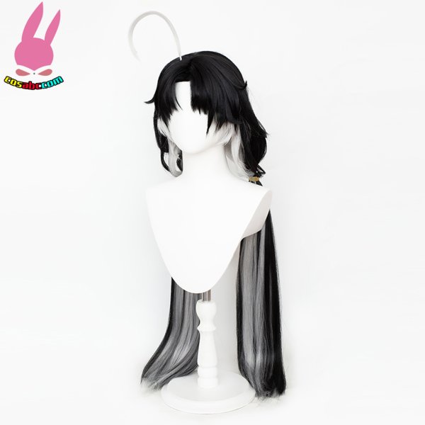 画像3: cosabc 鳴潮 鑑心 かんしん 風 コスプレウィッグ かつら コスチューム イベント 変装 仮装 パーティー ハロウィン (3)