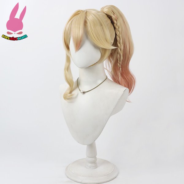 画像3: cosabc 崩壊3RD 天光の先駆者 デュランダル 風 コスプレウィッグ かつら コスチューム イベント 変装 仮装 パーティー ハロウィン (3)