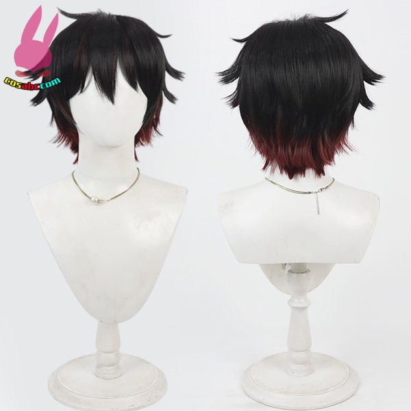 画像5: cosabc YouTuber VTuber にじさんじ 酒寄颯馬 さかよりそうま  風 コスプレウィッグ かつら コスチューム イベント 変装 仮装 パーティー ハロウィン (5)