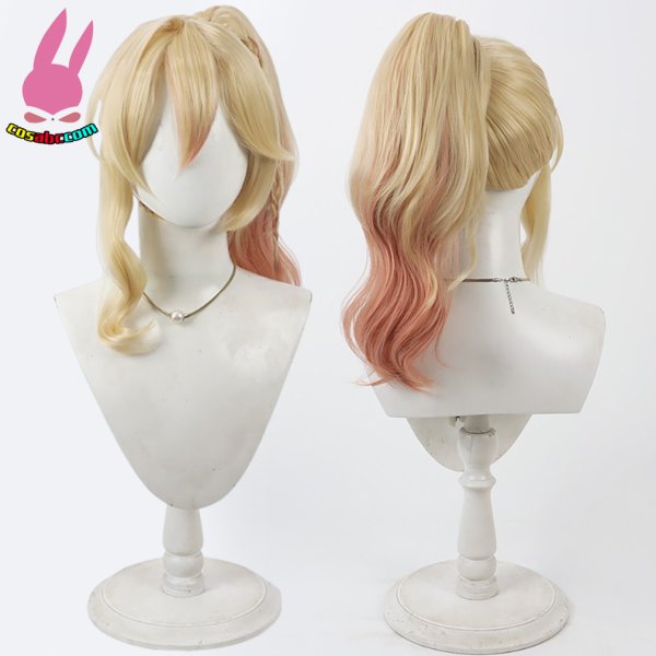 画像5: cosabc 崩壊3RD 天光の先駆者 デュランダル 風 コスプレウィッグ かつら コスチューム イベント 変装 仮装 パーティー ハロウィン (5)