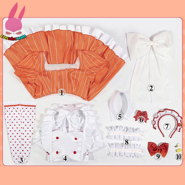 画像26: cosabc 黒澤ルビィ 上原歩夢  風 コスプレ衣装 イベント 演出服 二次会 コスチューム パーティー ハロウィン (26)