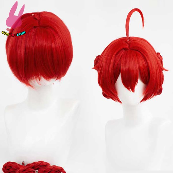 画像5: cosabc 鳴潮 丹瑾 たんきん 風 コスプレウィッグ かつら コスチューム イベント 変装 仮装 パーティー ハロウィン (5)