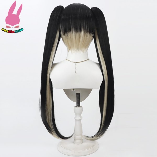 画像5: cosabc hololive  ホロライブ儒烏風亭らでん じゅうふうていらでん 風 コスプレウィッグ かつら コスチューム イベント 変装 仮装 パーティー ハロウィン (5)