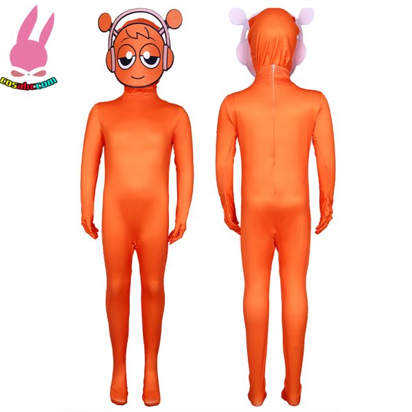 画像16: cosabc Sprunki スプランキー 全身タイツ コスプレ衣装連体 着ぐるみ ステージ衣装 弾力と伸縮性あり コスチューム コスプレ衣装 ハロウイン仮装 ハロウインコス (16)