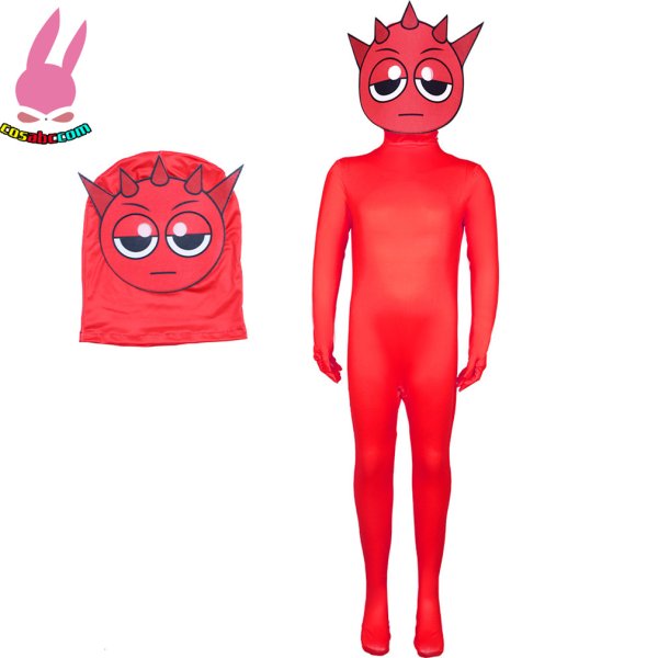 画像22: cosabc Sprunki スプランキー 全身タイツ コスプレ衣装連体 着ぐるみ ステージ衣装 弾力と伸縮性あり コスチューム コスプレ衣装 ハロウイン仮装 ハロウインコス (22)