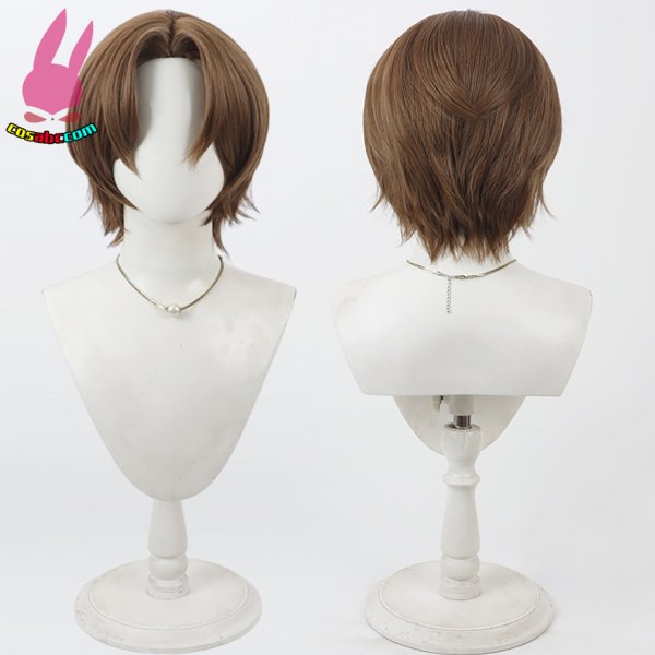 画像5: cosabc YouTuber VTuber にじさんじ 加賀美ハヤト 風 コスプレウィッグ かつら コスチューム イベント 変装 仮装 パーティー ハロウィン (5)
