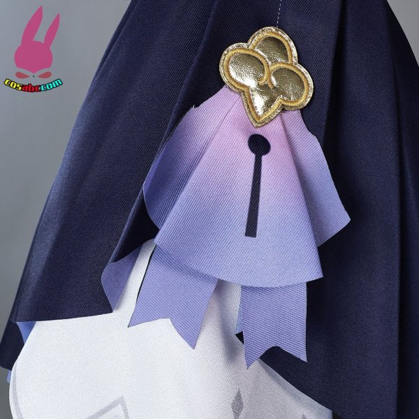 画像8: cosabc 崩壊：スターレイル マダム・ヘルタ  ウイッグ付け   風 コスプレ衣装 イベント 演出服 二次会 コスチューム パーティー ハロウィン (8)