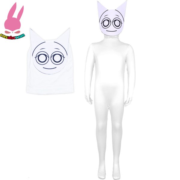 画像17: cosabc Sprunki スプランキー 全身タイツ コスプレ衣装連体 着ぐるみ ステージ衣装 弾力と伸縮性あり コスチューム コスプレ衣装 ハロウイン仮装 ハロウインコス (17)