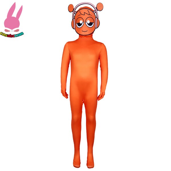 画像12: cosabc Sprunki スプランキー 全身タイツ コスプレ衣装連体 着ぐるみ ステージ衣装 弾力と伸縮性あり コスチューム コスプレ衣装 ハロウイン仮装 ハロウインコス (12)
