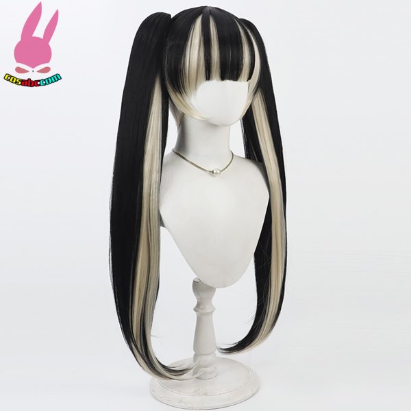 画像3: cosabc hololive  ホロライブ儒烏風亭らでん じゅうふうていらでん 風 コスプレウィッグ かつら コスチューム イベント 変装 仮装 パーティー ハロウィン (3)