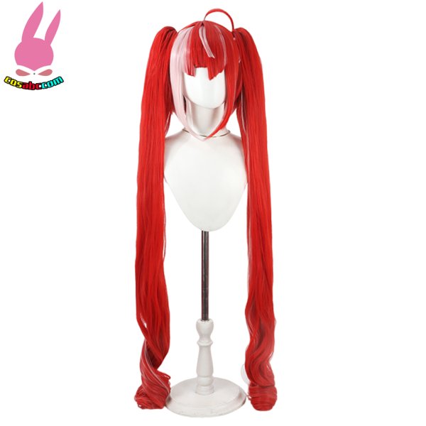 画像2: cosabc にじさんじ VTuber 綺沙良 Kisara 風 コスプレウィッグ かつら コスチューム イベント 変装 仮装 パーティー ハロウィン (2)