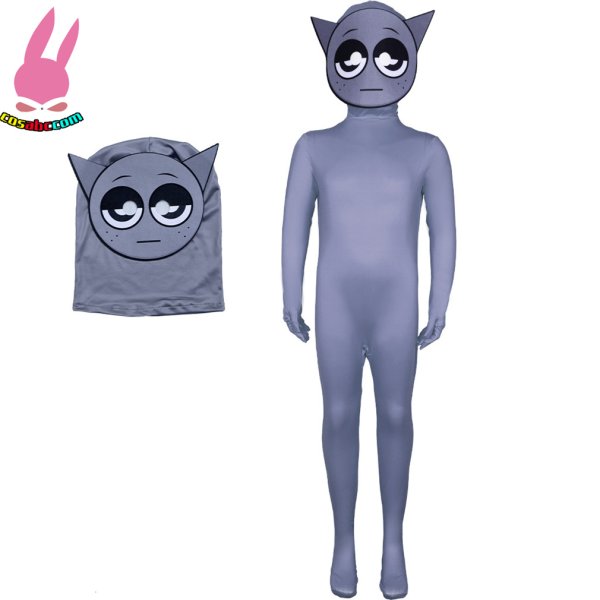 画像24: cosabc Sprunki スプランキー 全身タイツ コスプレ衣装連体 着ぐるみ ステージ衣装 弾力と伸縮性あり コスチューム コスプレ衣装 ハロウイン仮装 ハロウインコス (24)