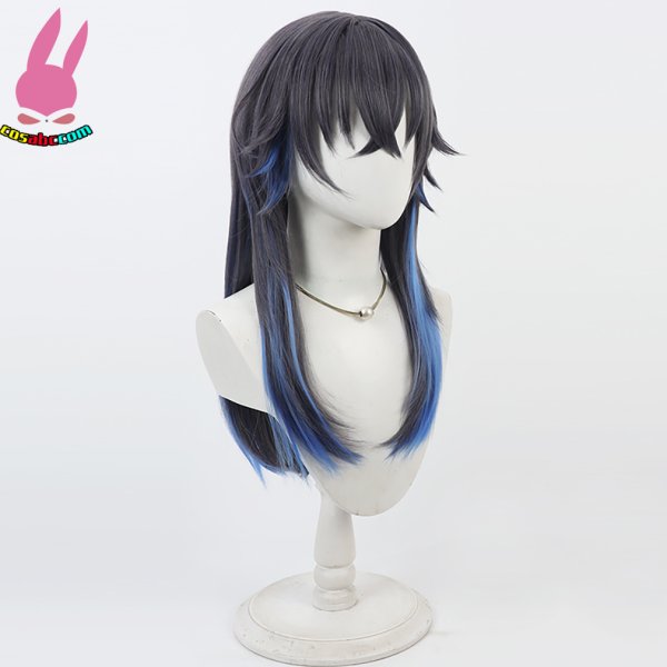 画像3: cosabc バーチャル VTuber 一ノ瀬うるは 風 コスプレウィッグ かつら コスチューム イベント 変装 仮装 パーティー ハロウィン (3)