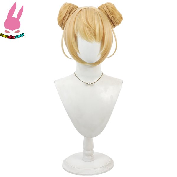 画像3: cosabc バーチャル 神成きゅぴ  風 コスプレウィッグ かつら コスチューム イベント 変装 仮装 パーティー ハロウィン (3)