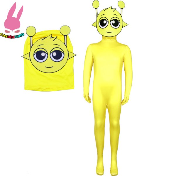 画像19: cosabc Sprunki スプランキー 全身タイツ コスプレ衣装連体 着ぐるみ ステージ衣装 弾力と伸縮性あり コスチューム コスプレ衣装 ハロウイン仮装 ハロウインコス (19)