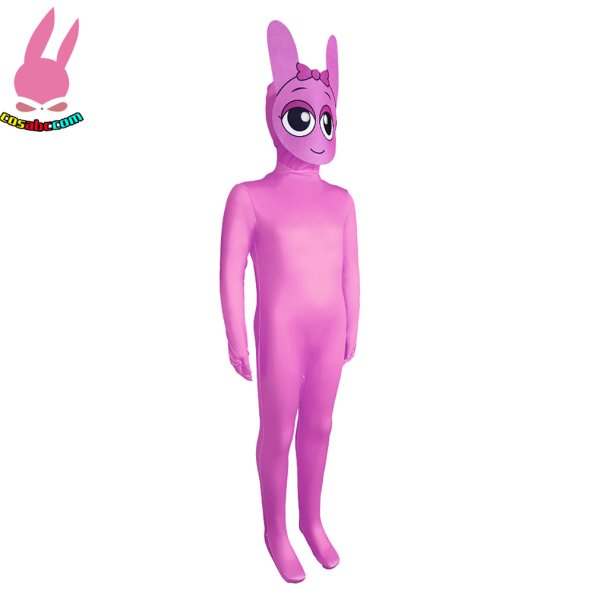 画像5: cosabc Sprunki スプランキー 全身タイツ コスプレ衣装連体 着ぐるみ ステージ衣装 弾力と伸縮性あり コスチューム コスプレ衣装 ハロウイン仮装 ハロウインコス (5)