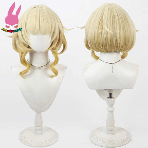 画像5: cosabc 崩壊：スターレイル アグライア  風 コスプレウィッグ かつら コスチューム イベント 変装 仮装 パーティー ハロウィン (5)