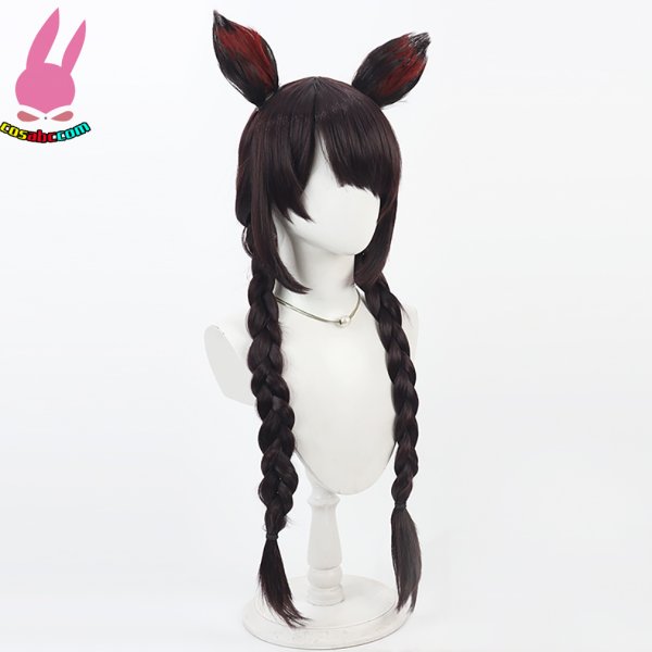 画像4: cosabc バーチャル VTuber 戌亥床 いぬいとこ 風 コスプレウィッグ かつら コスチューム イベント 変装 仮装 パーティー ハロウィン (4)