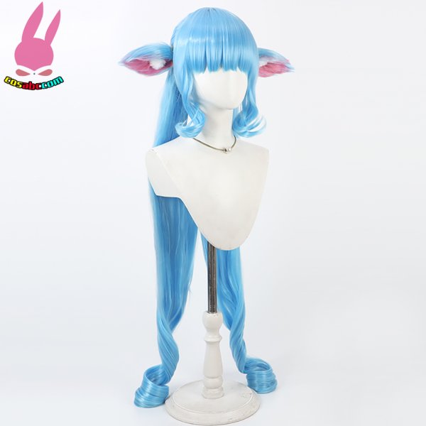 画像3: cosabc コンパス戦闘摂理解析システム　デルミン 風 コスプレウィッグ かつら コスチューム イベント 変装 仮装 パーティー ハロウィン (3)