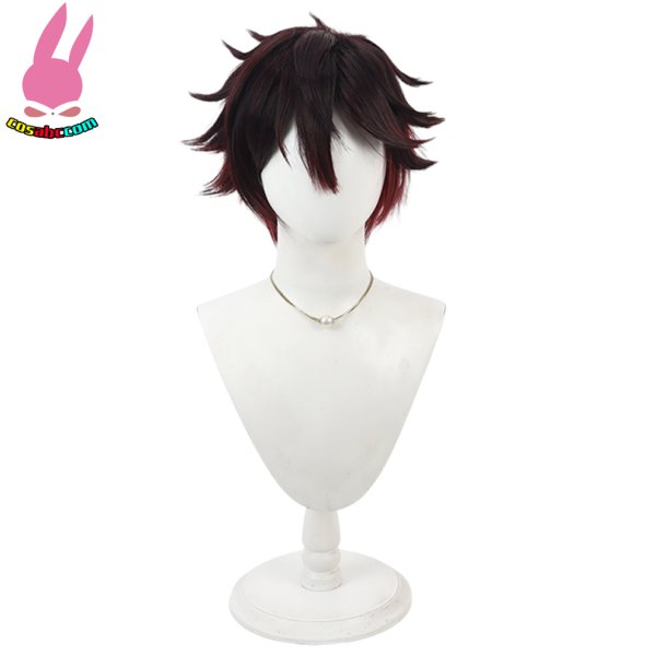 画像2: cosabc にじさんじ VTuber Speciale 酒寄颯馬 Sakayori Soma  風 コスプレウィッグ かつら コスチューム イベント 変装 仮装 パーティー ハロウィン (2)