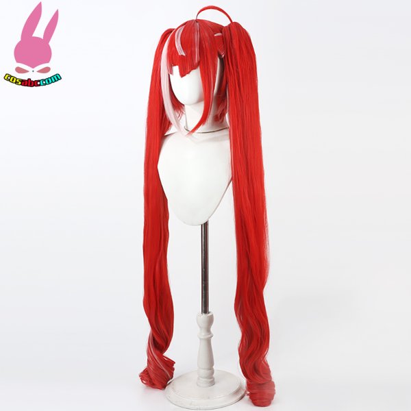 画像4: cosabc にじさんじ VTuber 綺沙良 Kisara 風 コスプレウィッグ かつら コスチューム イベント 変装 仮装 パーティー ハロウィン (4)
