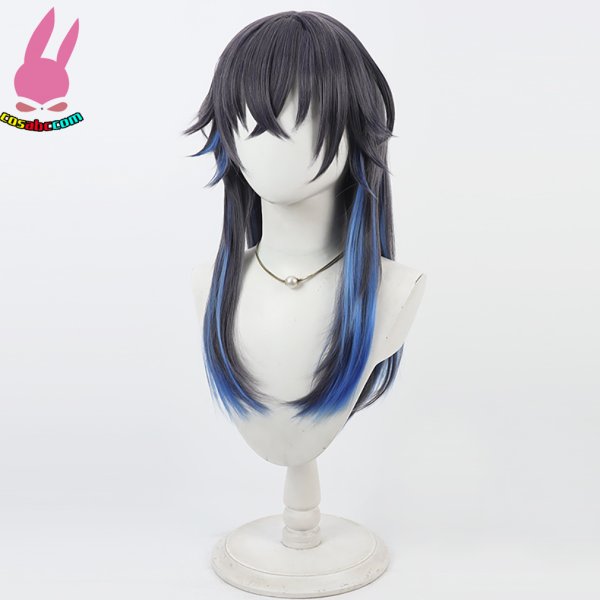 画像4: cosabc バーチャル VTuber 一ノ瀬うるは 風 コスプレウィッグ かつら コスチューム イベント 変装 仮装 パーティー ハロウィン (4)