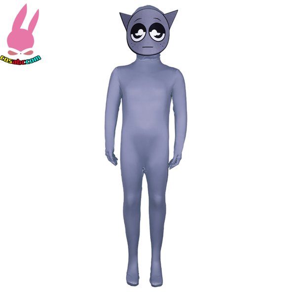 画像10: cosabc Sprunki スプランキー 全身タイツ コスプレ衣装連体 着ぐるみ ステージ衣装 弾力と伸縮性あり コスチューム コスプレ衣装 ハロウイン仮装 ハロウインコス (10)