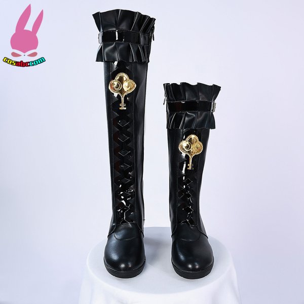 画像2: cosabc 崩壊：スターレイル マダム・ヘルタ  風 コスプレ靴 コスチューム コスプレシューズ イベント ハロウィン (2)