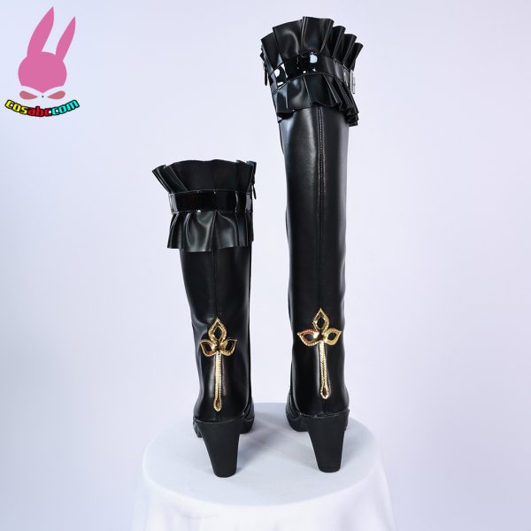 画像5: cosabc 崩壊：スターレイル マダム・ヘルタ  風 コスプレ靴 コスチューム コスプレシューズ イベント ハロウィン (5)